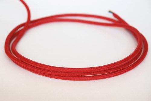 TEXTIL KÁBEL PIROS