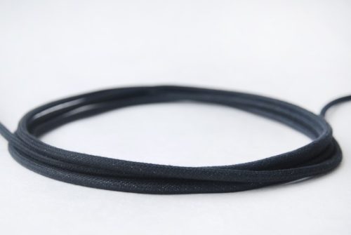 TEXTIL KÁBEL BLACK COTTON