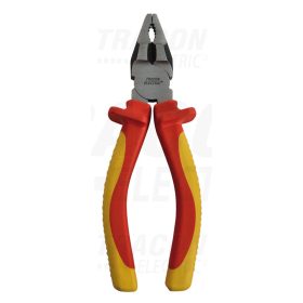   Tracon Kombinált fogó, 1000V-ra szigetelt, sárga-piros nyél AC 1000V, L=160mm, 230g