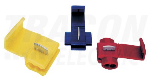 Tracon Késes leágaztató (PVC), ónozott elektrolitréz, kék 1,5-2,5mm2, 50VDC, max. 20 A