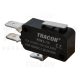 Tracon Helyzetkapcsoló, mikro, rugószáras 1×CO 10(3)A/230V, 15mm, 6,3x0,8 mm, IP00