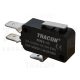 Tracon Helyzetkapcsoló, mikro, rugószáras 1×CO 10(3)A/230V, 15mm, 6,3x0,8 mm, IP00