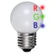 DURA L140RGB Ping Ball LED 0,5W E27 RGB, színváltós