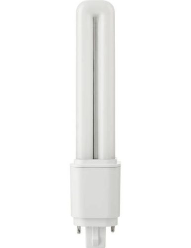 LED PLC G24D 2pin Glass T34x148 6W (PL-C, Dulux D 18W helyett) 850Lm 830 360° AC Non-Dim, 3000K