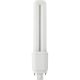 LED PLC G24D 2pin Glass T34x148 6W (PL-C, Dulux D 18W helyett) 850Lm 830 360° AC Non-Dim, 3000K