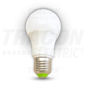   Tracon Gömb burájú LED fényforrás 230 V, 50 Hz, 5 W, 4000 K, E27, 400 lm, 250°, A55, EEI=A+
