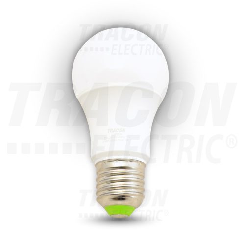 Tracon Gömb búrájú LED fényforrás 230 VAC, 5 W, 2700 K, E27, 400 lm, 250°, A55, EEI=A+