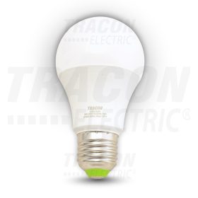   Tracon Gömb burájú LED fényforrás 230 V, 50 Hz, 10 W, 4000 K, E27, 800 lm, 250°, A60, EEI=A+