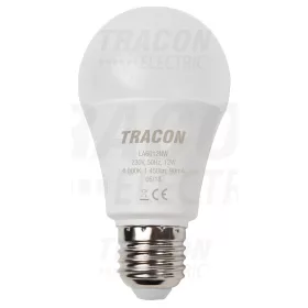  Tracon Gömb burájú LED fényforrás 230 V, 50 Hz, 12 W,4000 K, E27, 1450 lm, 250°, A60, EEI=A+