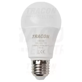   Tracon Gömb burájú LED fényforrás 230 V, 50 Hz, 12 W, 2700 K, E27, 1430 lm, 250°, A60, EEI=A+