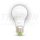 Tracon Gömb burájú LED fényforrás 230 V, 50 Hz, 7 W, 4000 K, E27, 500 lm, 250°, A60, EEI=A+