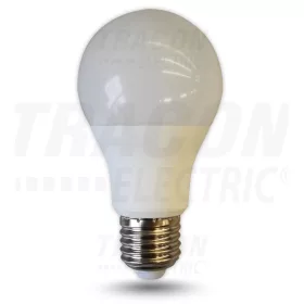   Tracon Gömb búrájú LED fényforrás 230V, 8W, 2700K, E27, 650lm, 220°, A60, EEI=A+