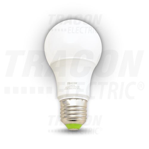 Tracon LED fényforrás beépített mozgásérzékelővel 110-240 V, 50/60 Hz, 7W,600lm,4000K,360°,60s,5m,<20lx,EEI=A+
