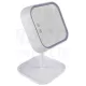 Tracon Sminktükör LED világítással 100-240 VAC, 50Hz, 8 W, 150 lm, 6000 K,3,7V 1000mAh Li-Ion