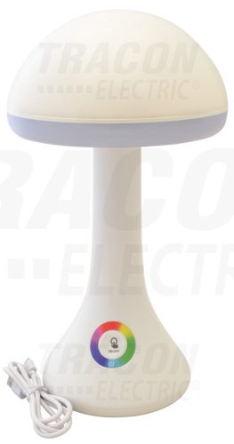 Tracon Gomba formájú LED dekor asztali lámpa 100-240 V, 50 Hz, 2,4 W, 4000 K