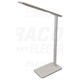   Tracon LED asztali lámpa, szab. fényerő és színhőm., USB töltő 100-240 V, 50 Hz, 10 W, 2700-6000 K
