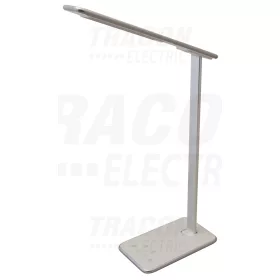   Tracon LED asztali lámpa, szab. fényerő és színhőm., USB töltő 100-240 V, 50 Hz, 10 W, 2700-6000 K