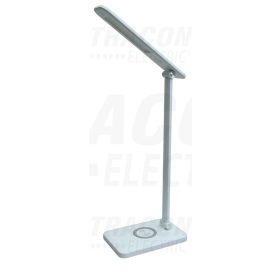   LED asztali lámpa,szab.fényerő,színhőm,vezetéknélk.töltő