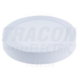   Tracon Falon kívüli LED mélysugárzó,kerek, fehér 85-265 VAC; 6 W; 330 lm; D=120 mm, 4000 K; IP20, EEI=A