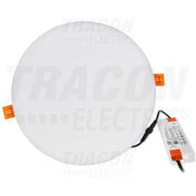   Tracon Védett, beépíthető LED mélysugárzó, kerek 230 VAC, 6 W, 4000 K, 420 lm, IP66, EEI=A+