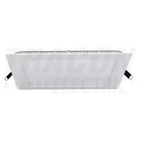   Tracon Négyzet alakú, süllyeszthető LED panel 220-240 VAC; 6 W; 400 lm; 120×120 mm, 4000 K; IP40, EEI=A
