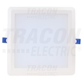   Tracon Kompakt beépíthető LED mélysugárzó SAMSUNG chippel 230 VAC; 24 W; 1920lm; D=225×225 mm, 4000 K; IP20, EEI=A