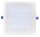 Tracon Kompakt beépíthető LED mélysugárzó SAMSUNG chippel 230 VAC; 24 W; 1920lm; D=225×225 mm, 4000 K; IP20, EEI=A