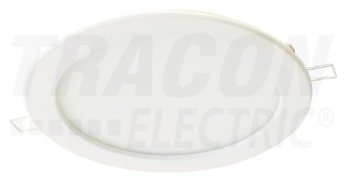 Tracon Védett, beépíthető LED mélysugárzó, fehér 230 VAC, 6 W, 4000 K, 390 lm, IP44, EEI=A