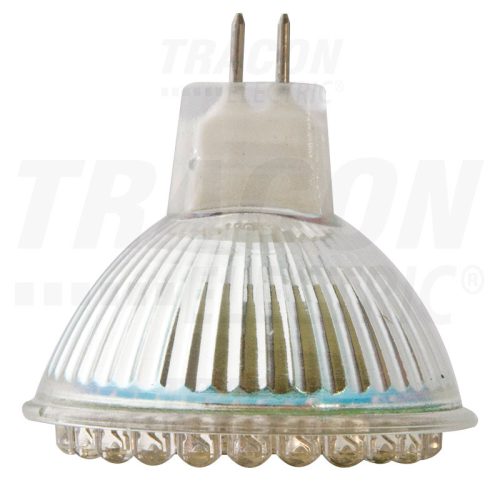 Tracon LED spot fényforrás 12 V AC/DC, MR16, 2,7W, 6300K, 200lm, 60×LED, 120°