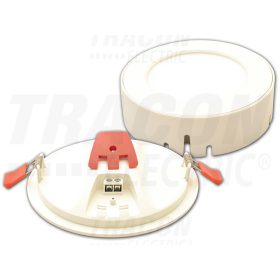   Tracon Kör alakú LED panel süllyesztett és falon kívüli szereléshez 220-240 VAC; 6 W; 300 lm; D116×35mm, 4000K; IP40, EEI=A