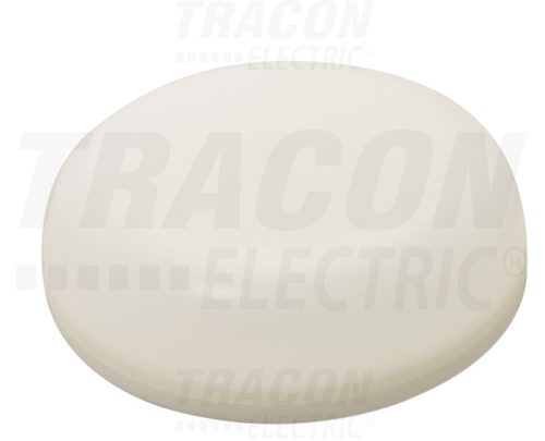 Tracon Védett, kerek fali LED lámpatest 230 VAC, 12 W, 4000 K, IP54, 840 lm, EEI=A