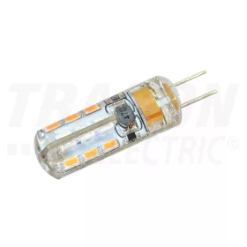   Tracon Szilikon házas LED fényforrás 12 VAC/DC, 1,5 W, 4000 K, G4, 100 lm, 360°, EEI=A++