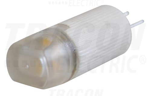 Tracon Szilikon házas LED fényforrás 12 VAC/DC, 1,5 W, 2700 K, G4, 100 lm, 360°, EEI=A++