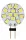 Tracon LED fényforrás 12 VAC/DC, 2 W, 2700 K, G4, 140 lm, 180°, EEI=A+