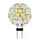 Tracon LED fényforrás 12 VAC/DC, 2 W, 2700 K, G4, 140 lm, 180°, EEI=A+