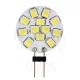 Tracon LED fényforrás 12 VAC/DC, 2 W, 2700 K, G4, 140 lm, 180°, EEI=A+