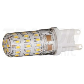   Tracon Szilikon házas LED fényforrás 230 VAC, 3,3 W, 2700 K, G9, 310 lm, 360°, EEI=A+