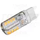 Tracon Szilikon házas LED fényforrás 230 VAC, 3 W, 2700 K, G9, 180 lm, 360°, EEI=A+