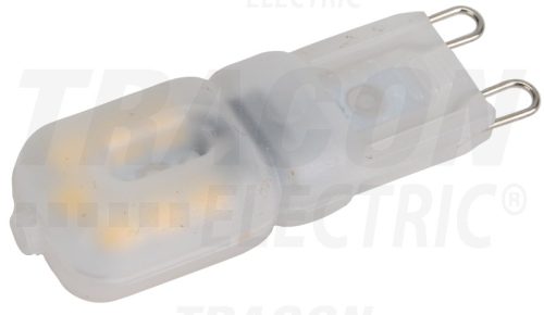 Tracon Tracon LED fényforrás műanyag házban, 230 VAC, 2,5 W,4000 K,G9,180 lm, 270°