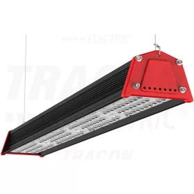   Tracon LED csarnokvilágító, fényerő-szabályozható  100-240 VAC, 50/60 Hz, 90 W, 12.150 lm, 4000 K, IP65, 1-10 V