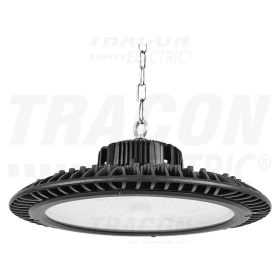   Tracon LED csarnokvilágító, kültéri, UFO forma 90-265 V AC, 200 W, 26000 lm, 4500 K, IP65, EEI=A