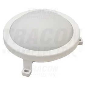   Tracon Műanyag házas LED hajólámpa, kerek forma 230 V, 50 Hz, 12 W, 840 lm, 4000 K, IP54,EEI=A