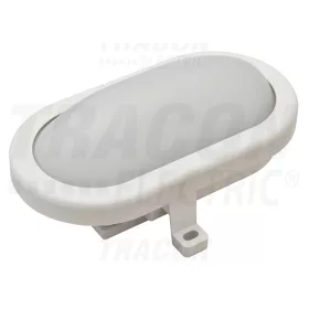   Tracon Műanyag házas LED hajólámpa, ovális forma 230 V, 50 Hz, 12 W, 840 lm, 4000 K, IP54,EEI=A