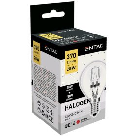 Entac Halogen Mini E14 28W 3000K