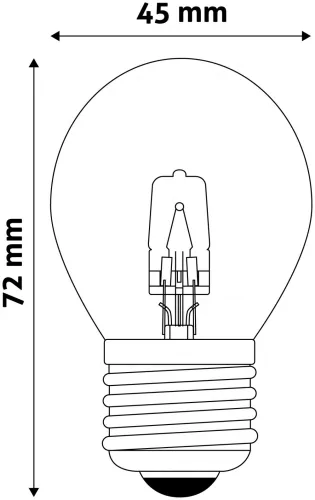 Entac Halogen Mini E27 18W 3000K