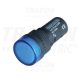 Tracon LED-es jelzőlámpa, kék 230V AC/DC, d=16mm