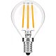 Entac LED Filament Mini Globe 4W E14 WW 3000K