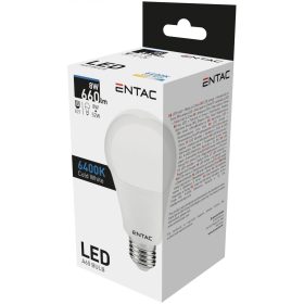 Entac LED Globe E27 8W CW 6400K