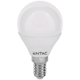 Entac LED Mini Globe E14 6,5W CW 6400K
