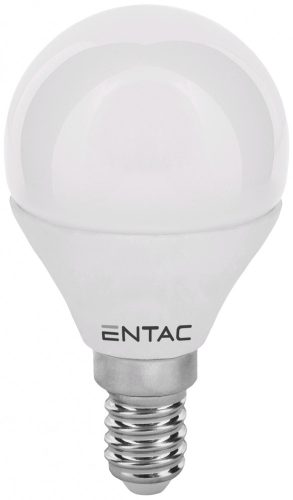 Entac LED Mini Globe E14 6,5W CW 6400K